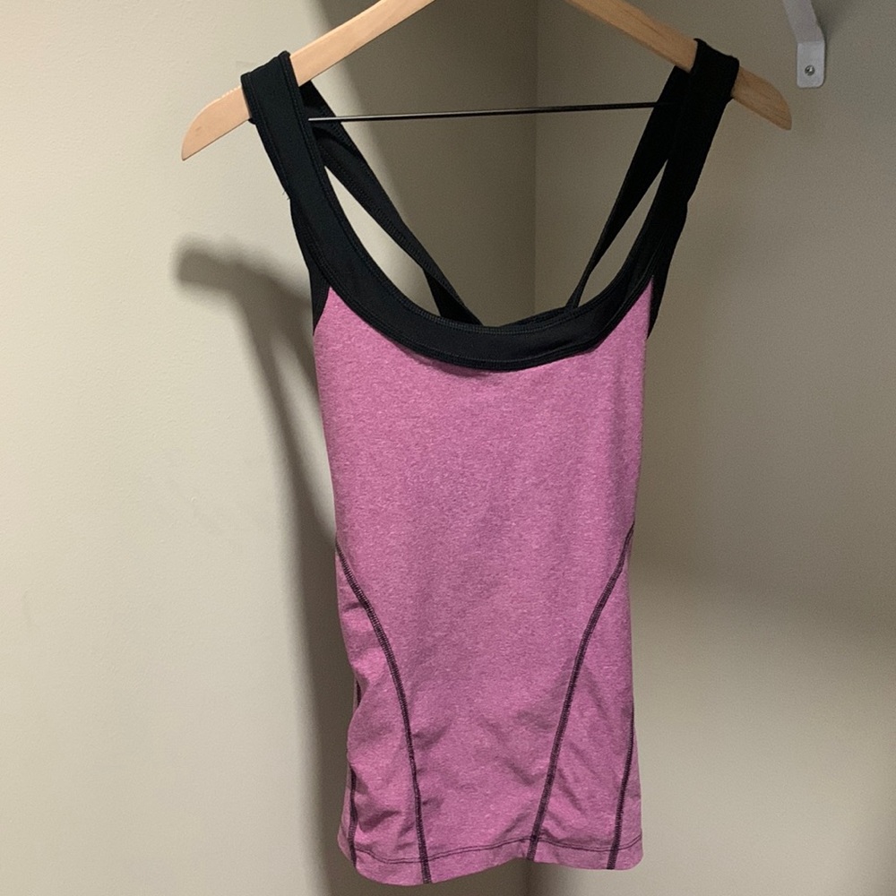 Tank top with built in sport bra